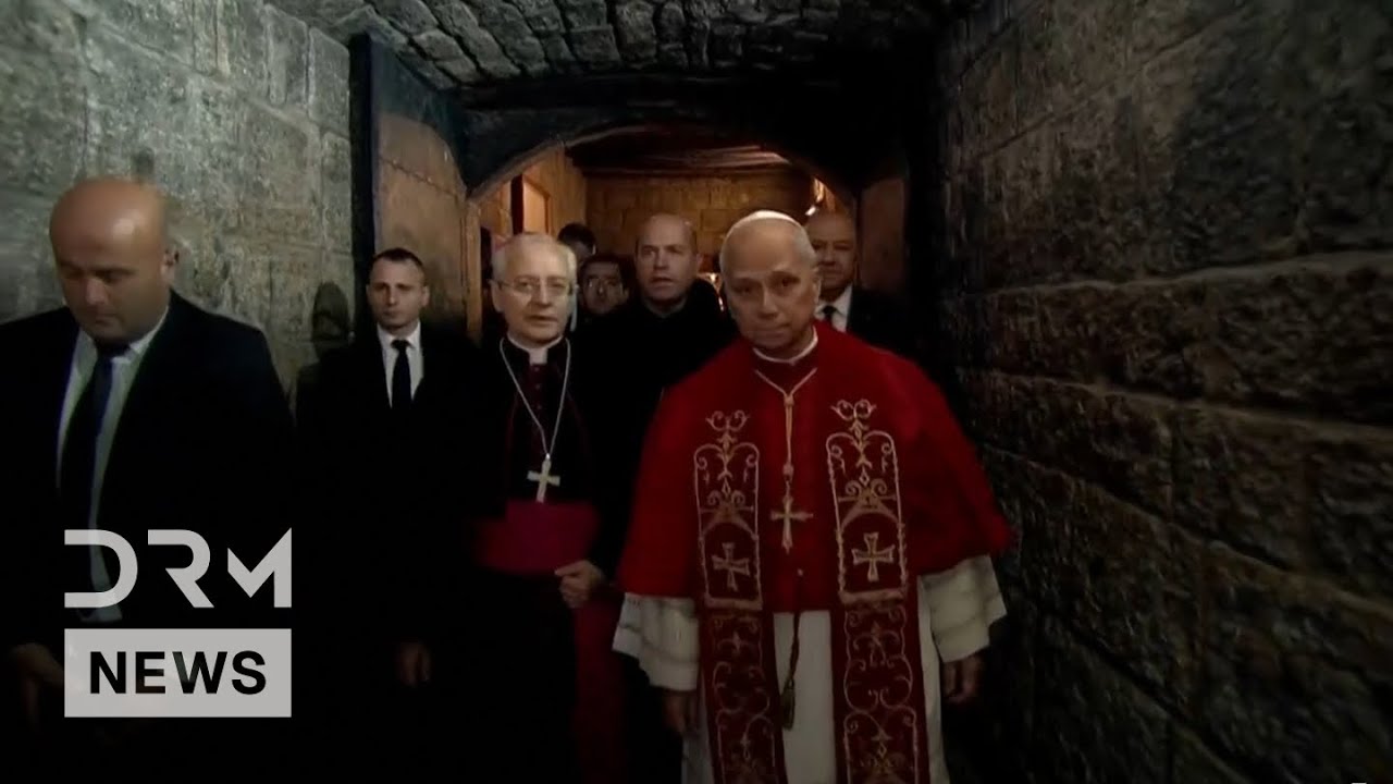 UNSEEN INSIDE VIDEO: Pope Leo Pays Tribute at Saint Charbel Tomb in Lebanon on Historic Visit | AK1B