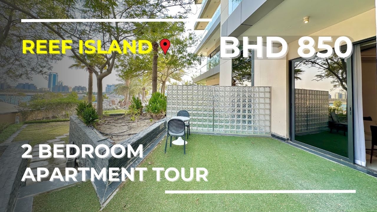 Luxury 2 Bedroom Apartment with Private Garden in Reef Island 🇧🇭