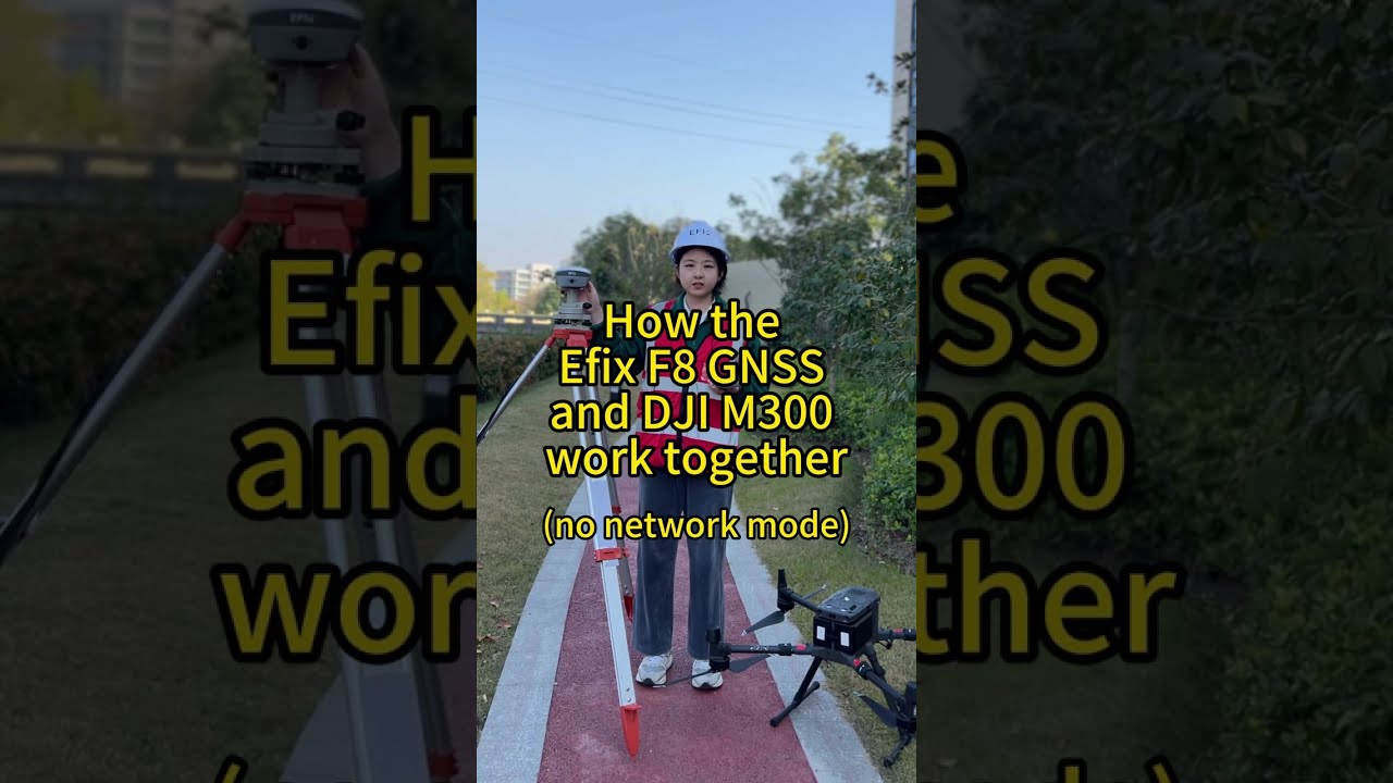 How to seamlessly integrate EFIX GNSS with DJI drones.