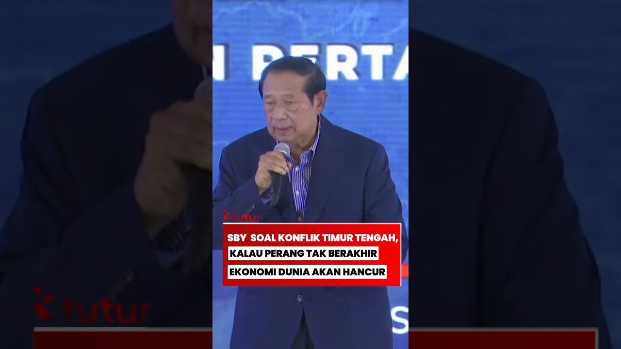 SBY Soal Konflik Timur Tengah: Kalau Perang Tak Berakhir, Ekonomi Dunia Akan Hancur! #tuturtv
