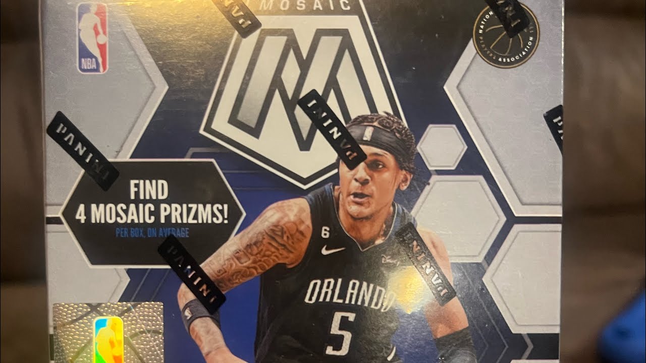 2022-23 Mosaic NBA basketball box break, chasing autos and Paolo Banchero rc
