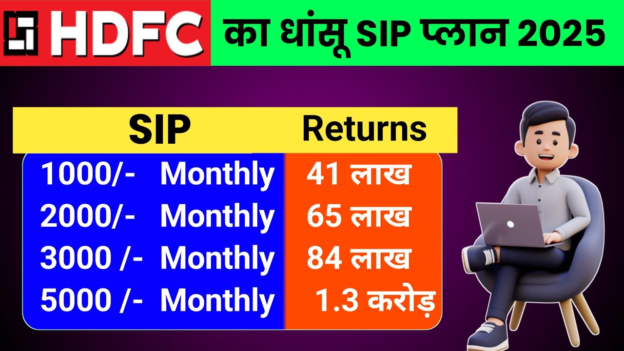 HDFC's amazing SIP plan | best hdfc sip plans for 2025 | sip investment in hindi