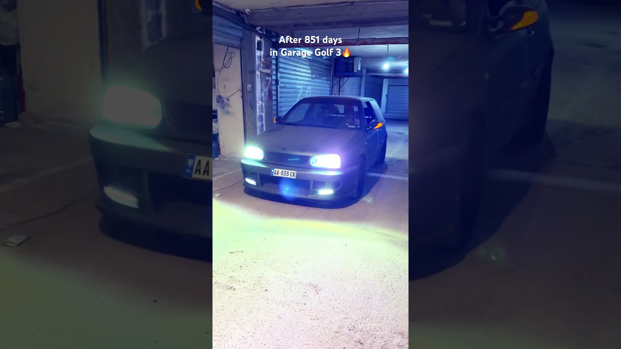 Golf 3 After 851 days Rest in Garage🇦🇱🔥 #golf #golf3 #automobile #auto #vw #golfmk5 #volkswagen