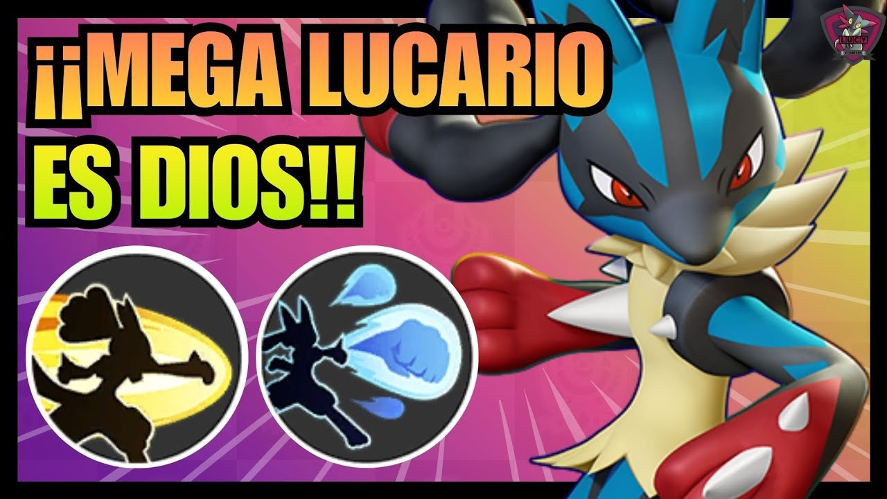MEGA LUCARIO ES DIOS😱MEJORES OBJETOS Y MEDALLAS⭐BUILD LUCARIO POKEMON UNITE