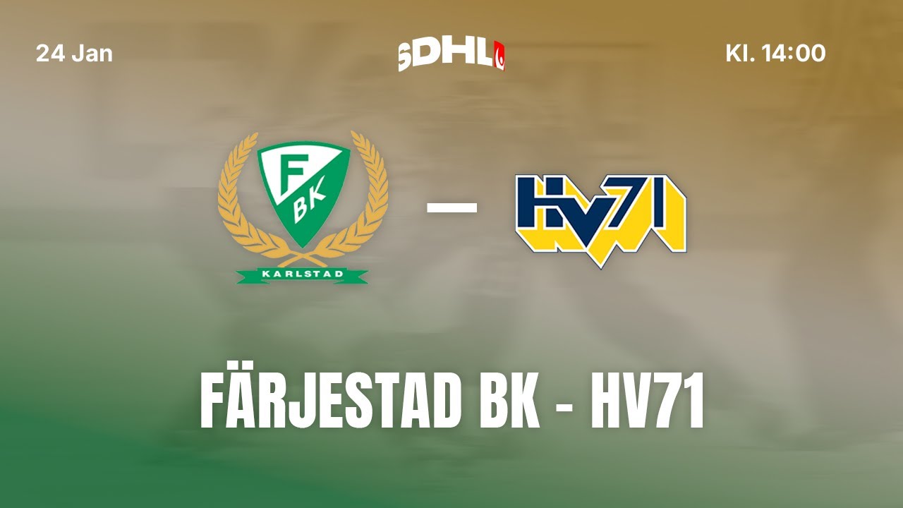 SDHL: Färjestad BK - HV71 | Löfbergs Arena | Säsong 25/26