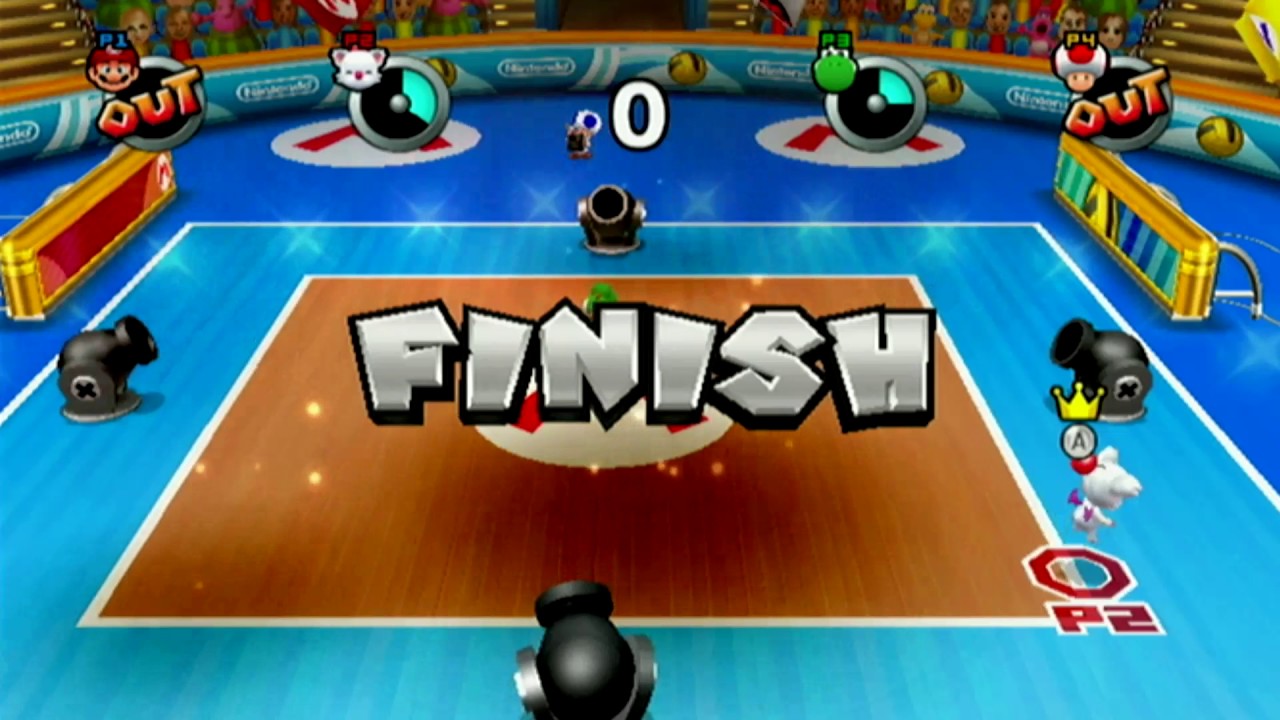 Mario Sports Mix: Часть 11 (4 игрока)