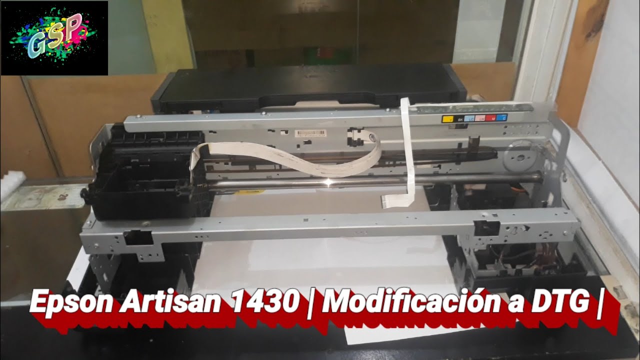 Epson Artisan 1430 | Modificación a | DTG