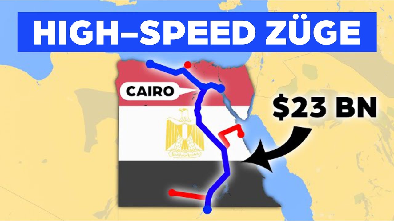 &Auml;gyptens Plan f&uuml;r eine 23 Mrd. $ teure Hochgeschwindigkeits-Bahnstrecke