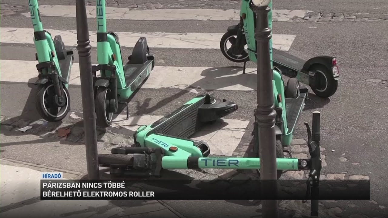Párizsban nincs többé bérelhető elektromos roller