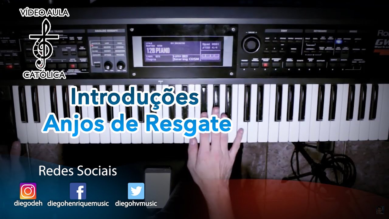 Introduções Anjos de Resgate - Piano - Vídeo Aula