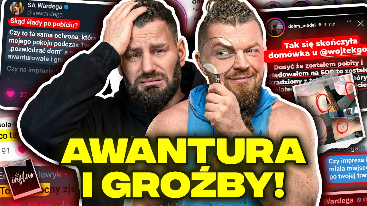 BRUTALNE POBICIE NA IMPREZIE WOJTKA GOLI?