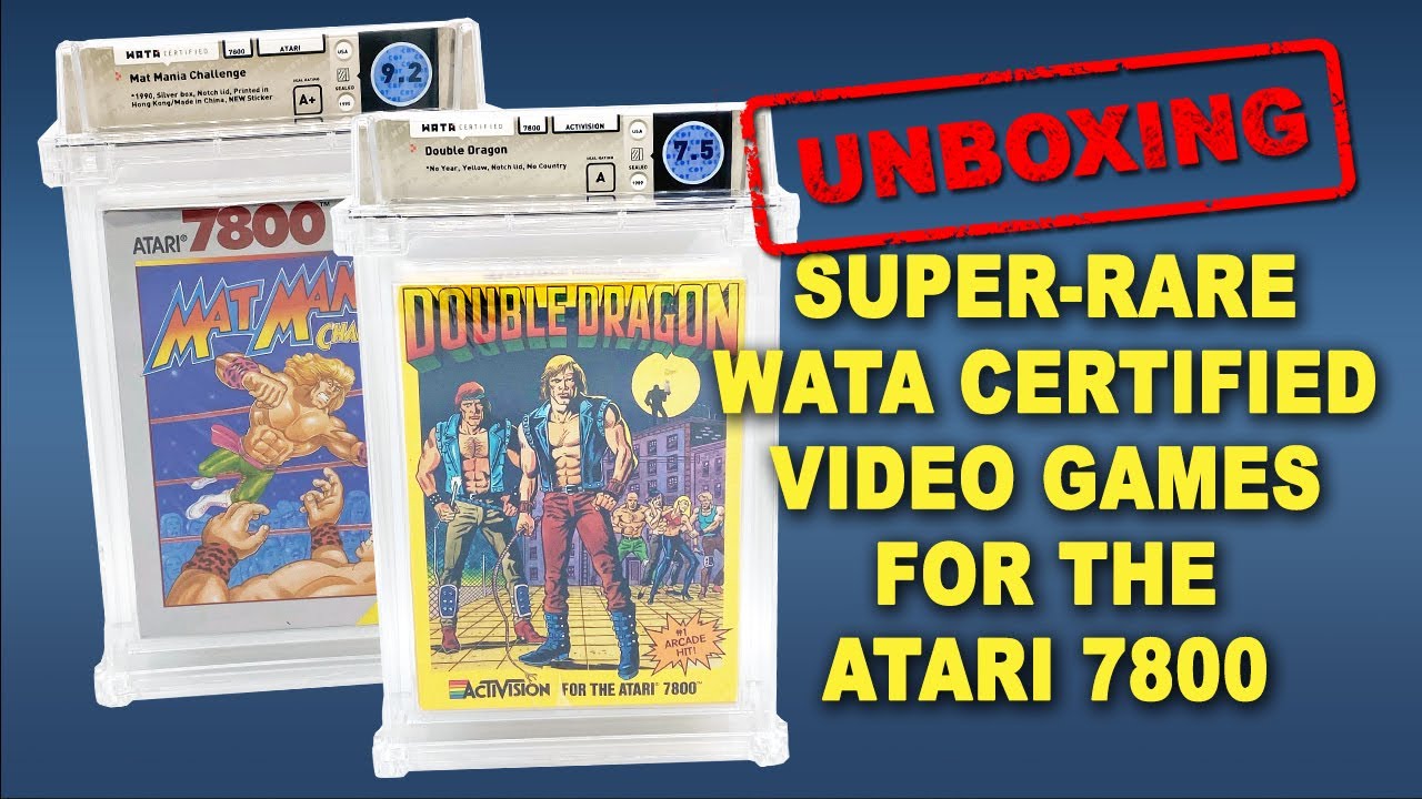 UNBOXING: WATA Graded Super-Rare Games for the Atari 7800