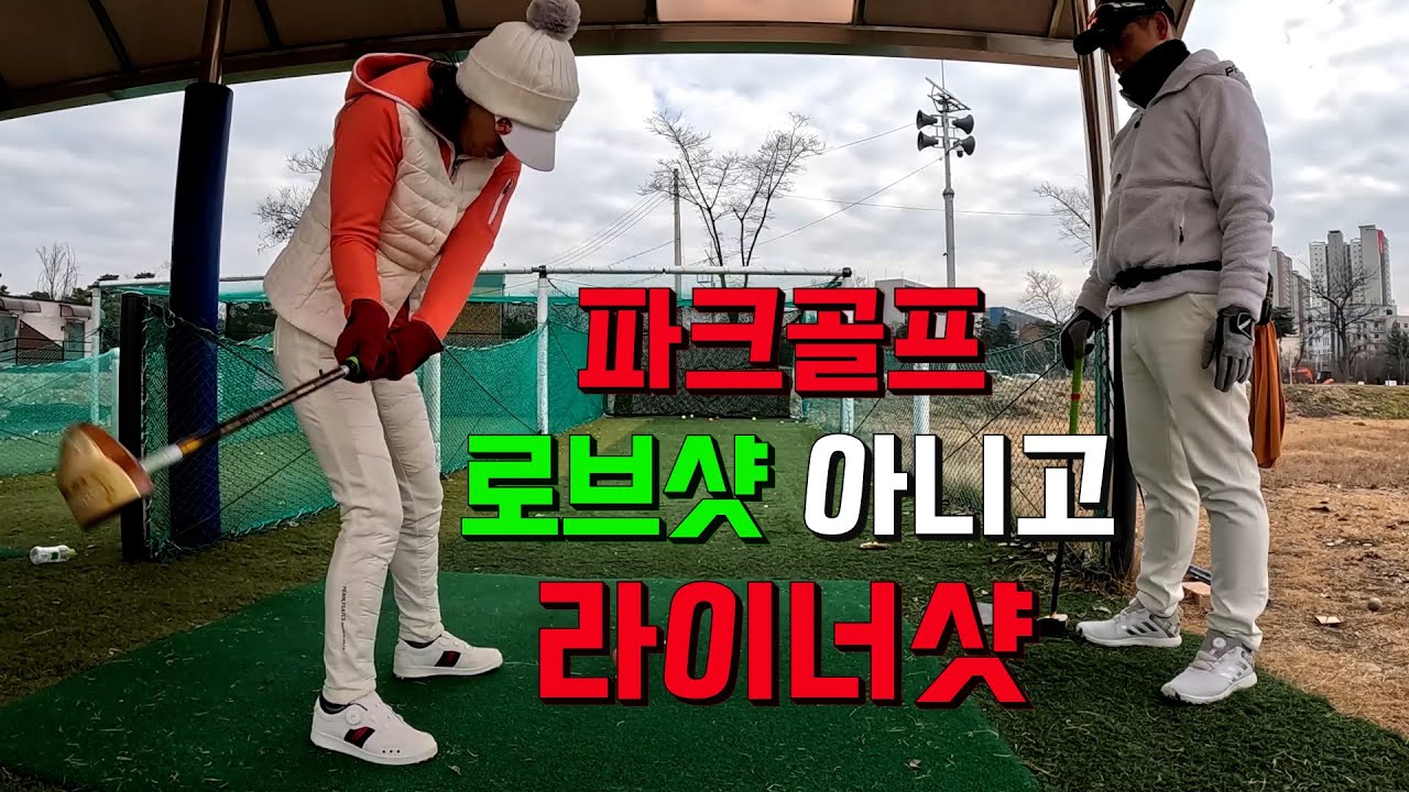 파크골프 공 띄워치기 로브샷 아니고 라이너샷🚩 위험하고 정확도 떨어지는 로브샷 보다 라이너샷 추천 합니다.  파크골프치는법 파크골프티샷