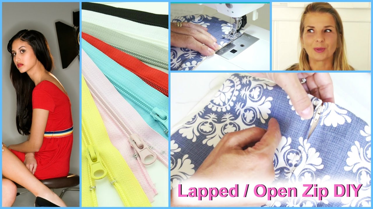 How to install a lapped Zipper | Sewing Tutorial | how to install a zipper | Frocks & Frolics