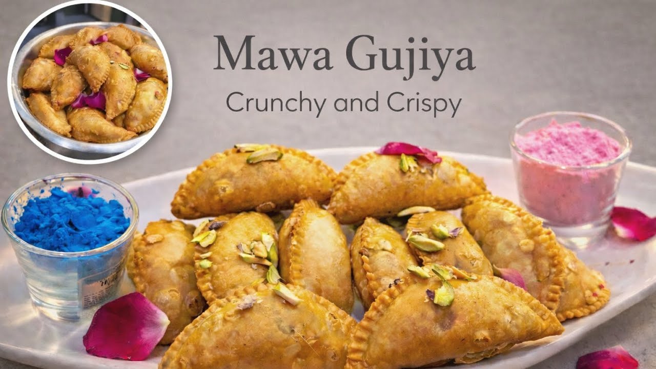Crunchy Mawa Gujiya | मावा गुजिया बनाने की आसान विधि | Perfect Sweet Recipe