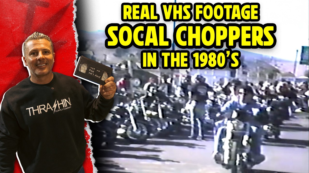 Southern California Harley-Davidson Riding In the 1980's (REAL VHS FOOTAGE)