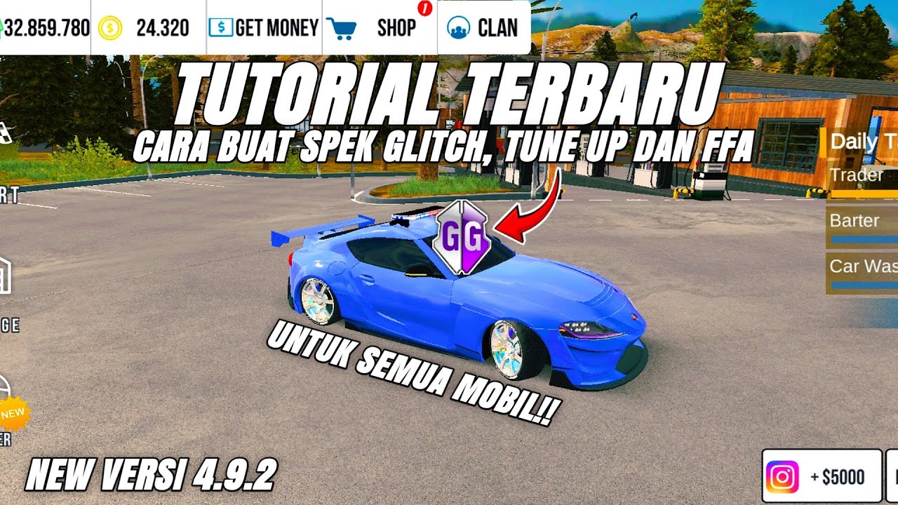 TUTORIAL TERBARU!! CARA MEMBUAT SPEK GLITCH, TUNE UP DAN FFA - CAR PARKING MULTIPLAYER