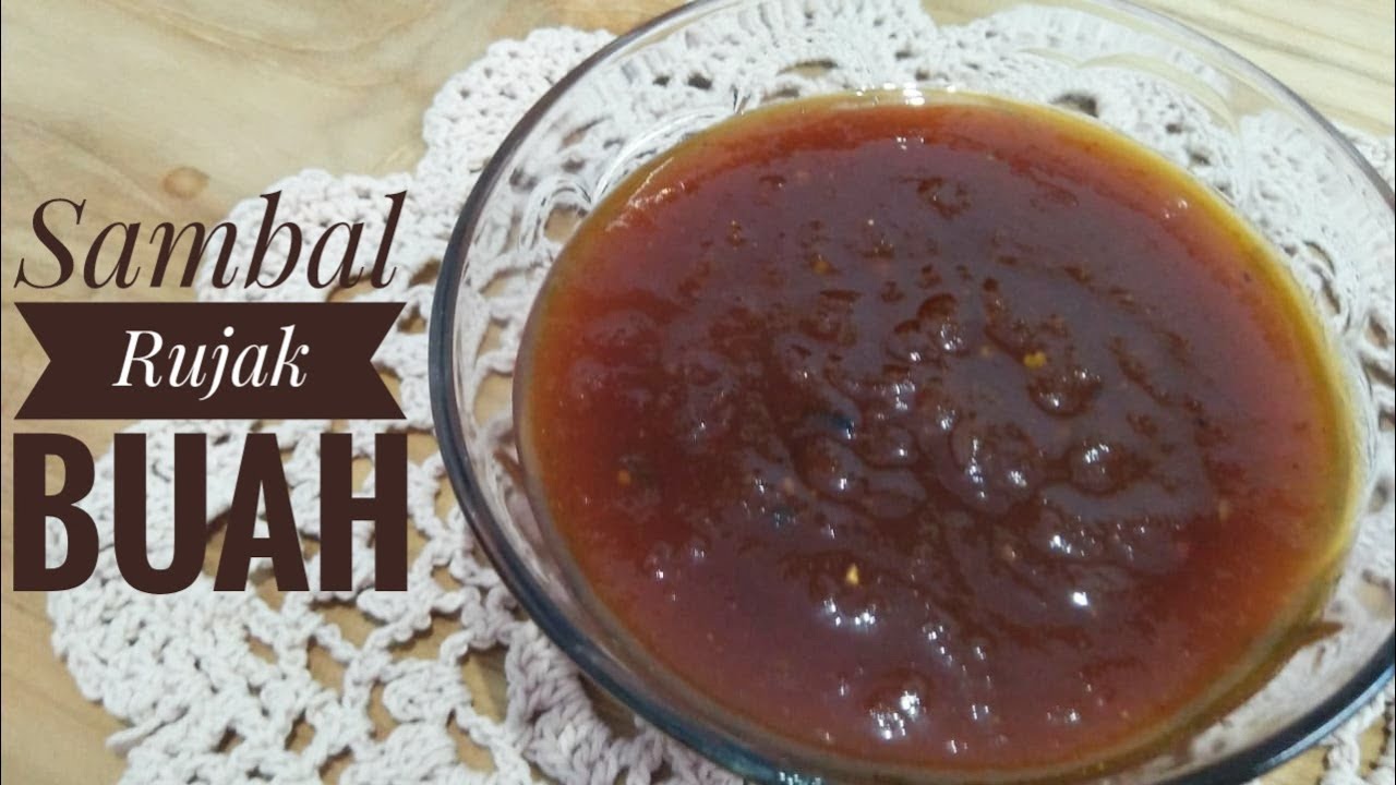 Resep Sambal Rujak Buah