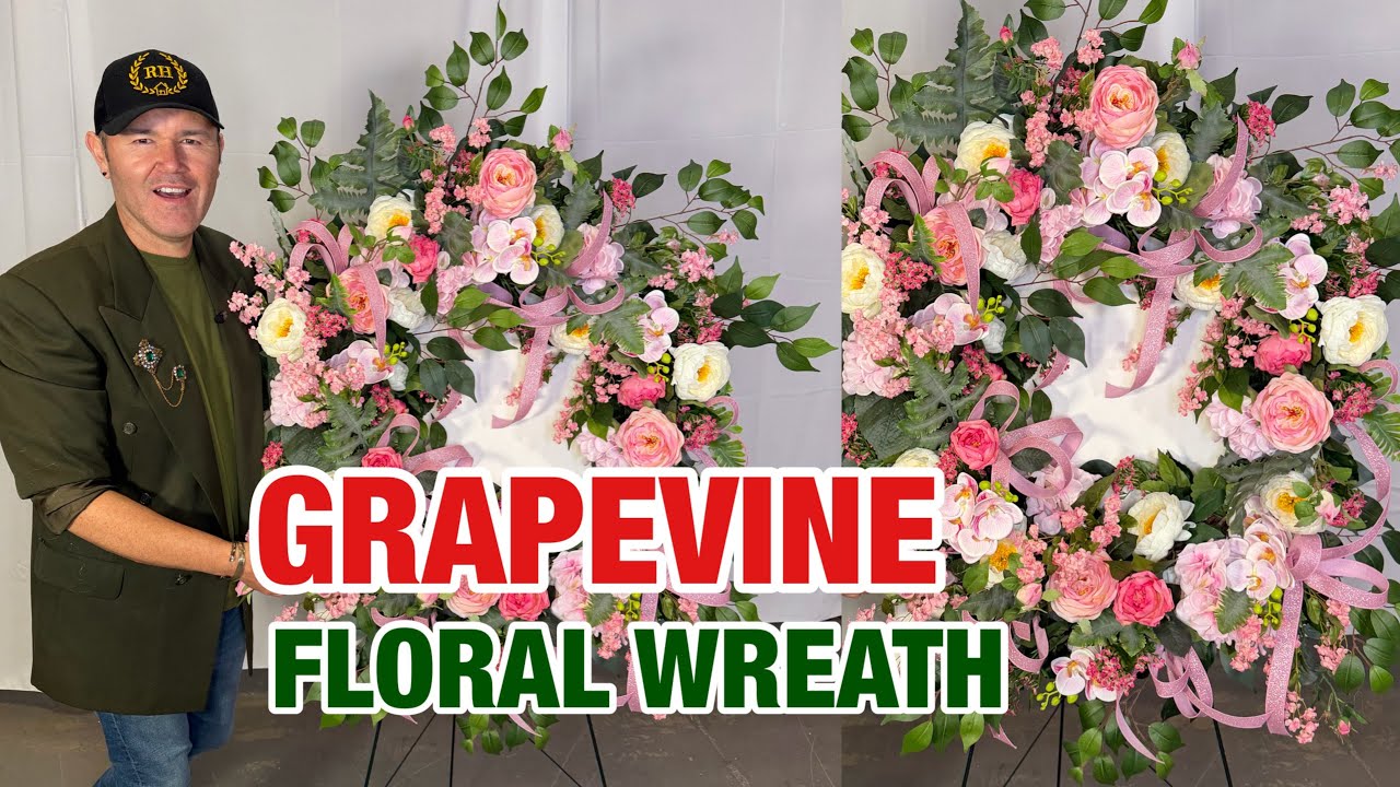 Grapevine Floral Wreath DIY / Ramon at Home / Spring 2026 DIYS
