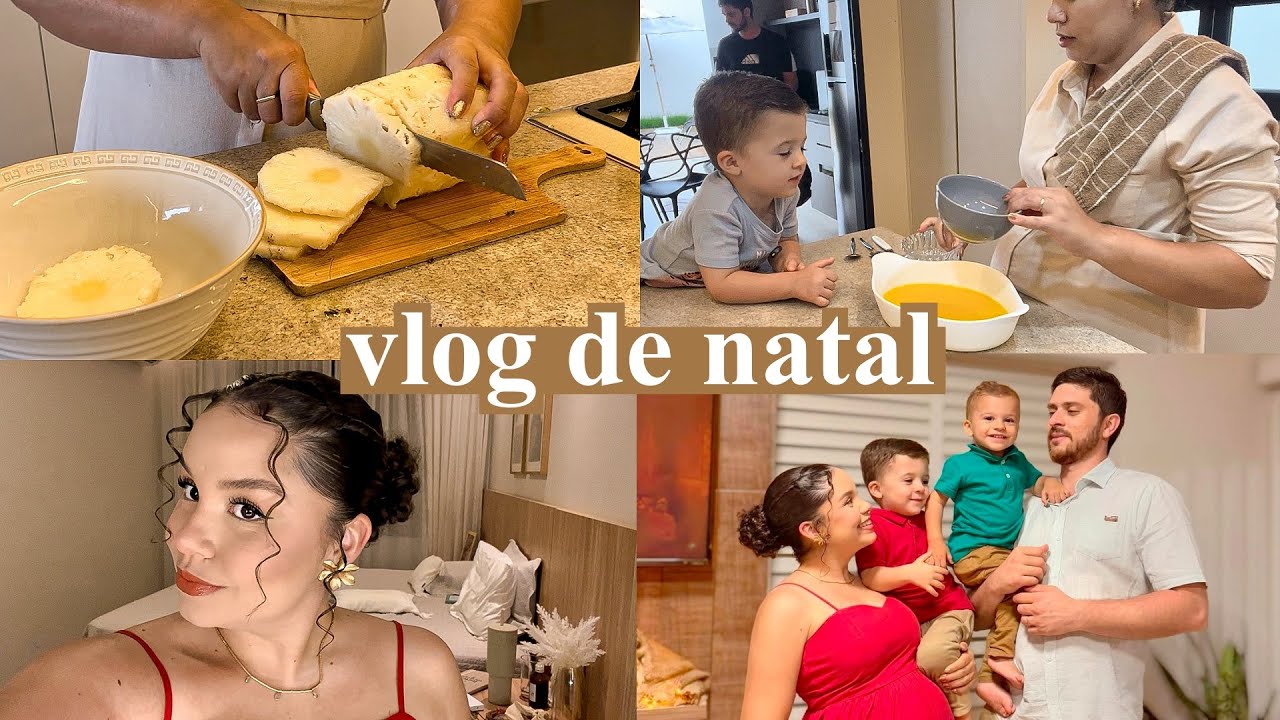 Nosso Natal, cozinhando em família, pavê de abacaxi e lasanha para a ceia, nossos dias em casa… 🎄✨
