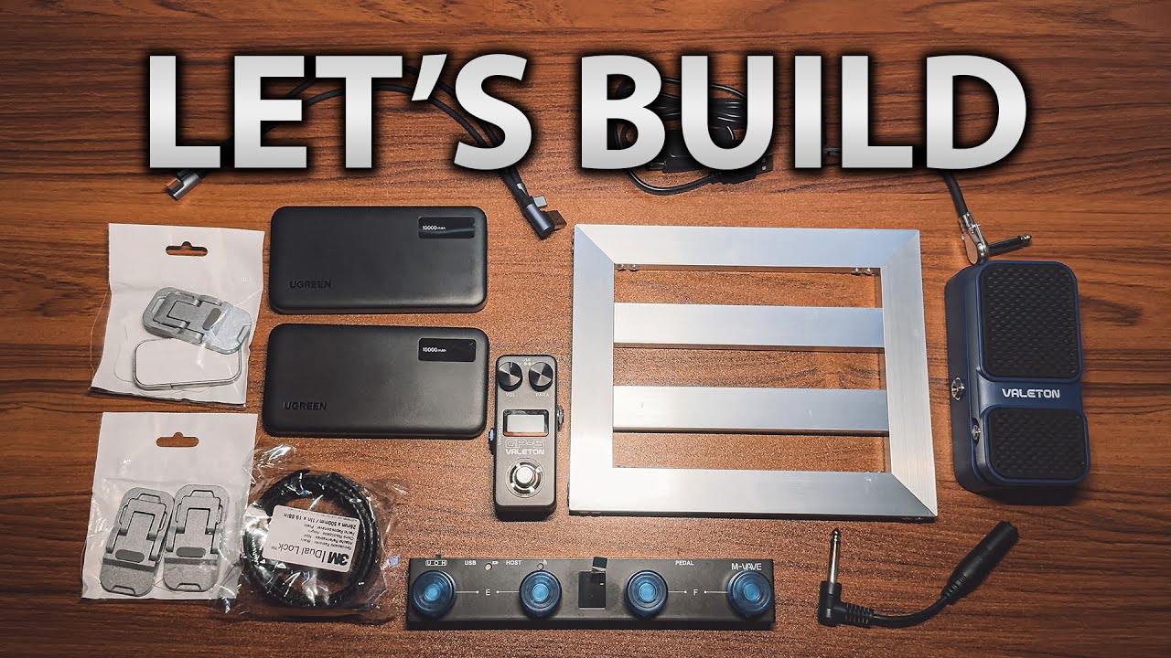 The Smallest GP-5 Pedalboard with Wah and Powerbank