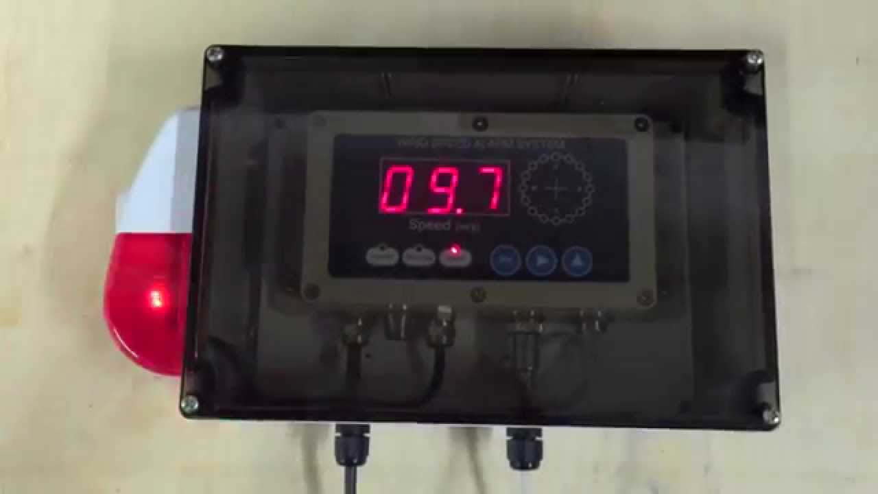 Wind Speed Alarm System Lab Test