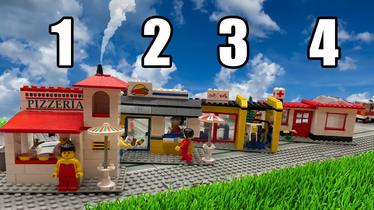 4 marvelous sets for my RETRO CITY! Episode 13 - LEGO classic town