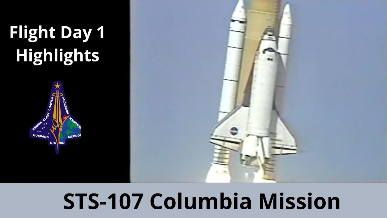 Columbia Shuttle Disaster: Launch Day | Flight Day 1 Mission Highlights