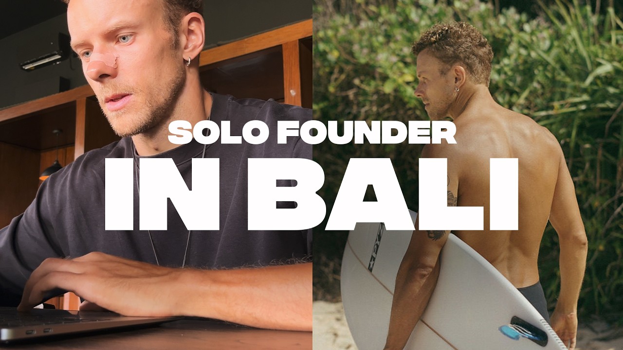 the reality of being a 31 y/o solo founder in bali