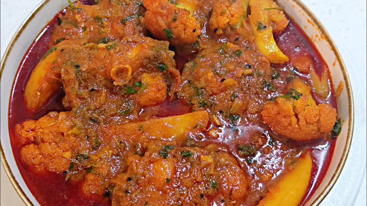 সেরা স্বাদে ফুলকপি আলু দিয়ে রুই মাছের ঝোল | Bengali Rui Fish Curry with Cauliflower & Potato