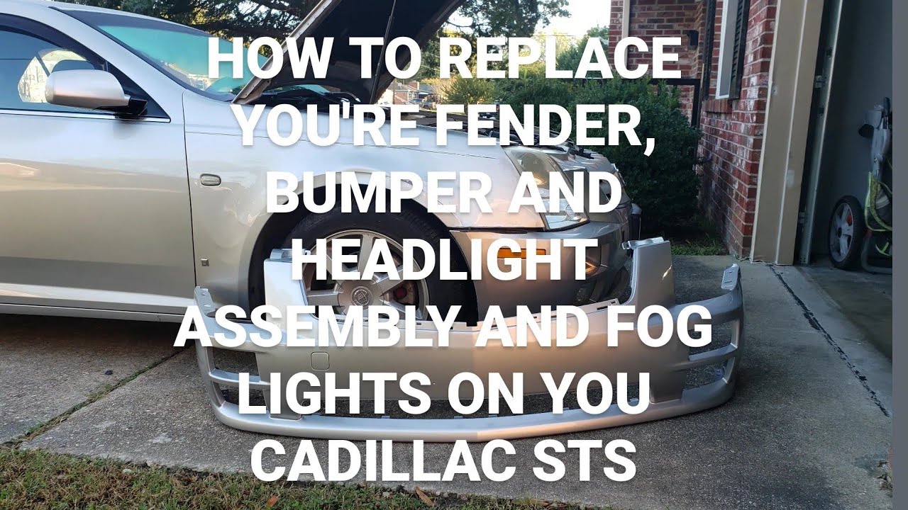 HOW TO CHANGE AND REPLACE YOUR BUMPER, FENDER AND HEADLIGHT ASSEMBLY ON A STS