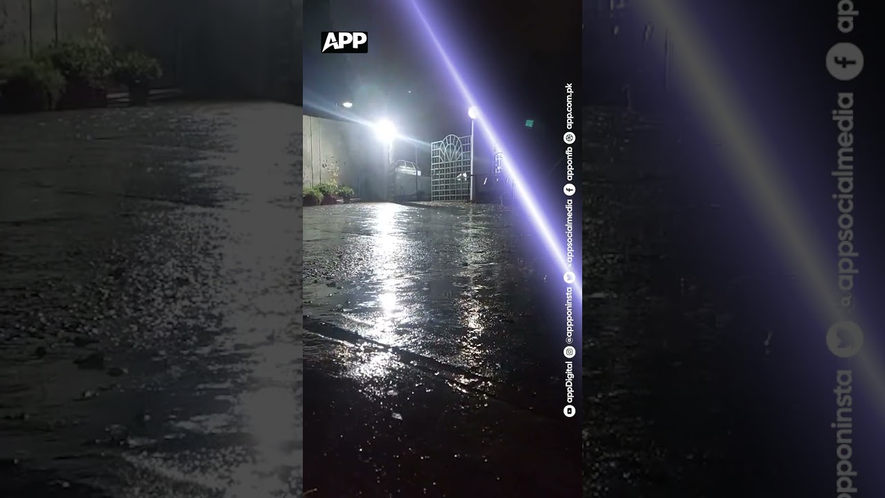 Rain with Thunderstorms Brings Pleasant Weather to Islamabad | APP Digital