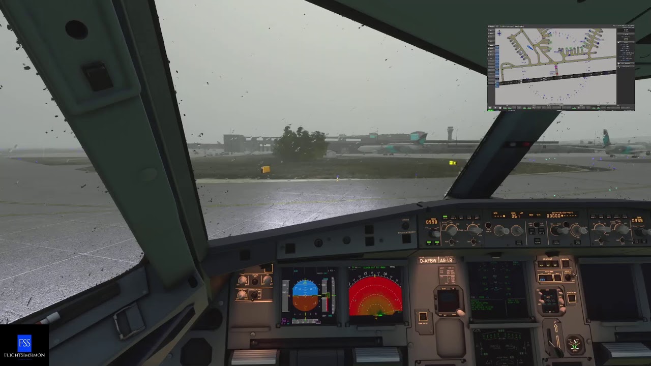 MSFS FBW A32nX QA Flight Birmingham to Edinburgh - NEW FLYPAD OS2 Test