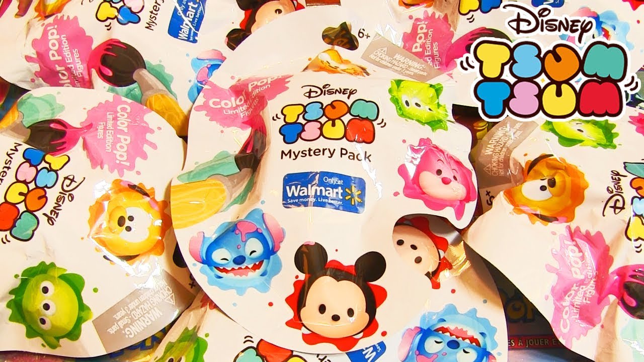 RARE ! OUVERTURE DE 6 BOOSTERS DISNEY TSUM TSUM COLOR POP !
