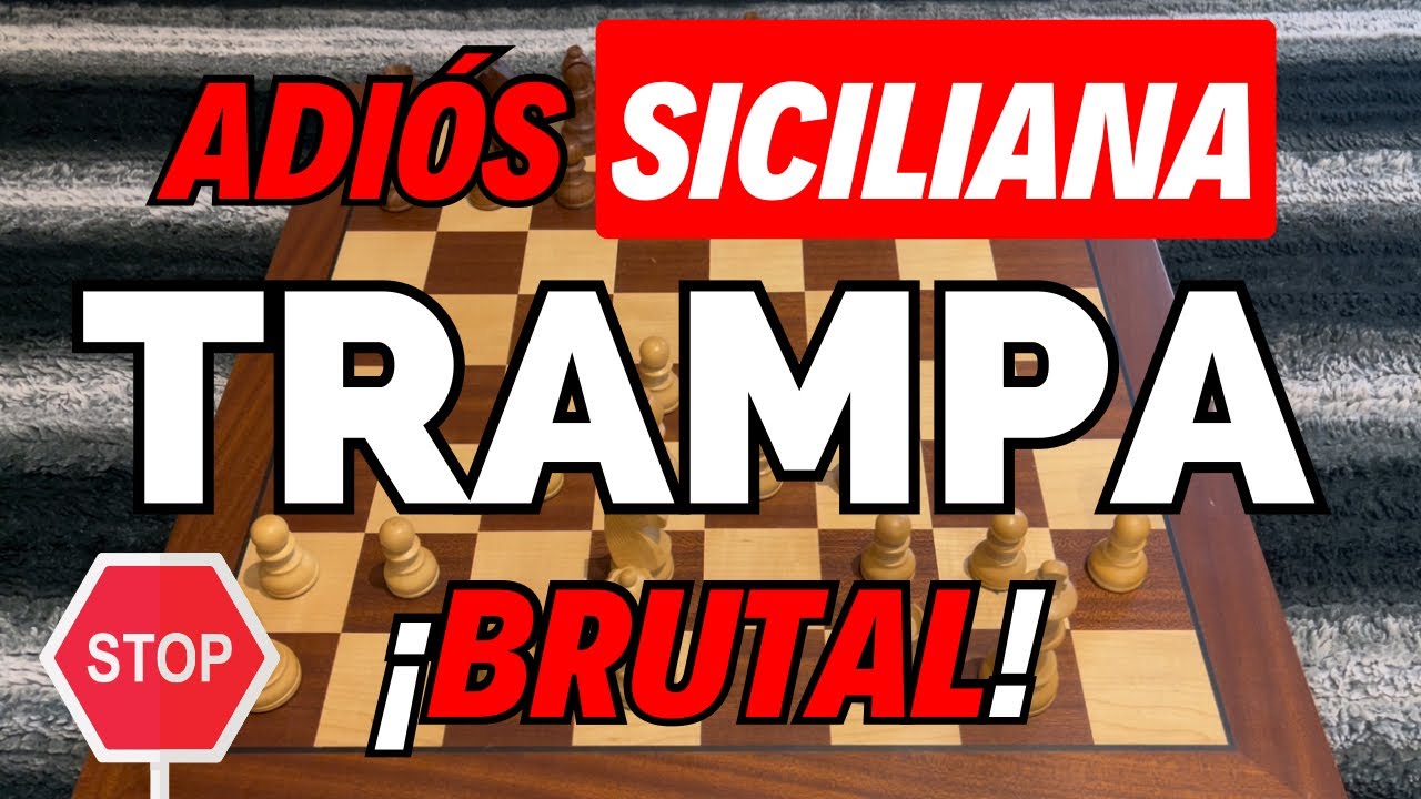 DESTROZA la SICILIANA con esta TRAMPA😱