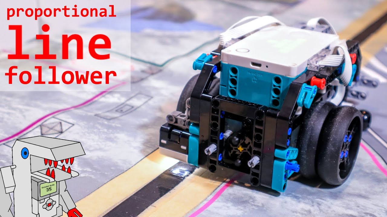 Пропорциональное следование по линии для LEGO 51515 — быстрое и надежное