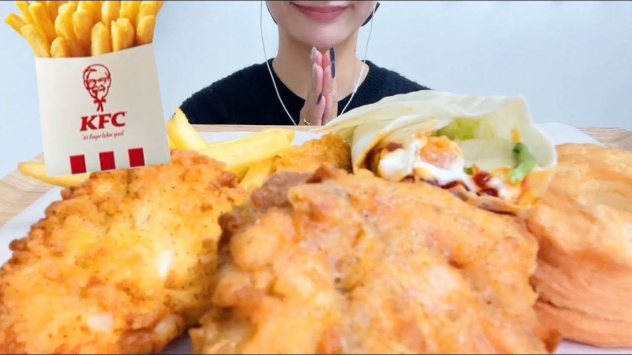 【咀嚼音】ケンタッキーフライドキンKFC #asmr #asmrsounds #eatingsounds #mukbang #chicken 