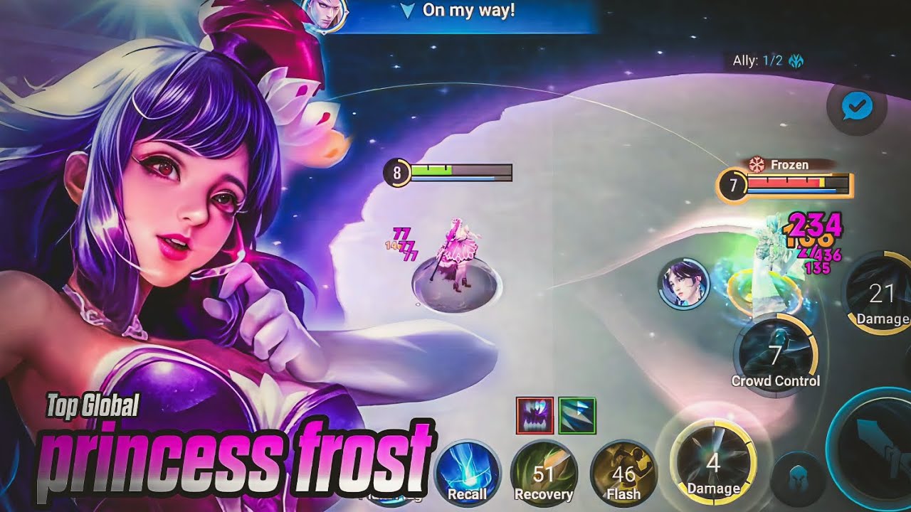 SSS+ Princess Frost | Princess frost Build Arcana | Honor of kings india