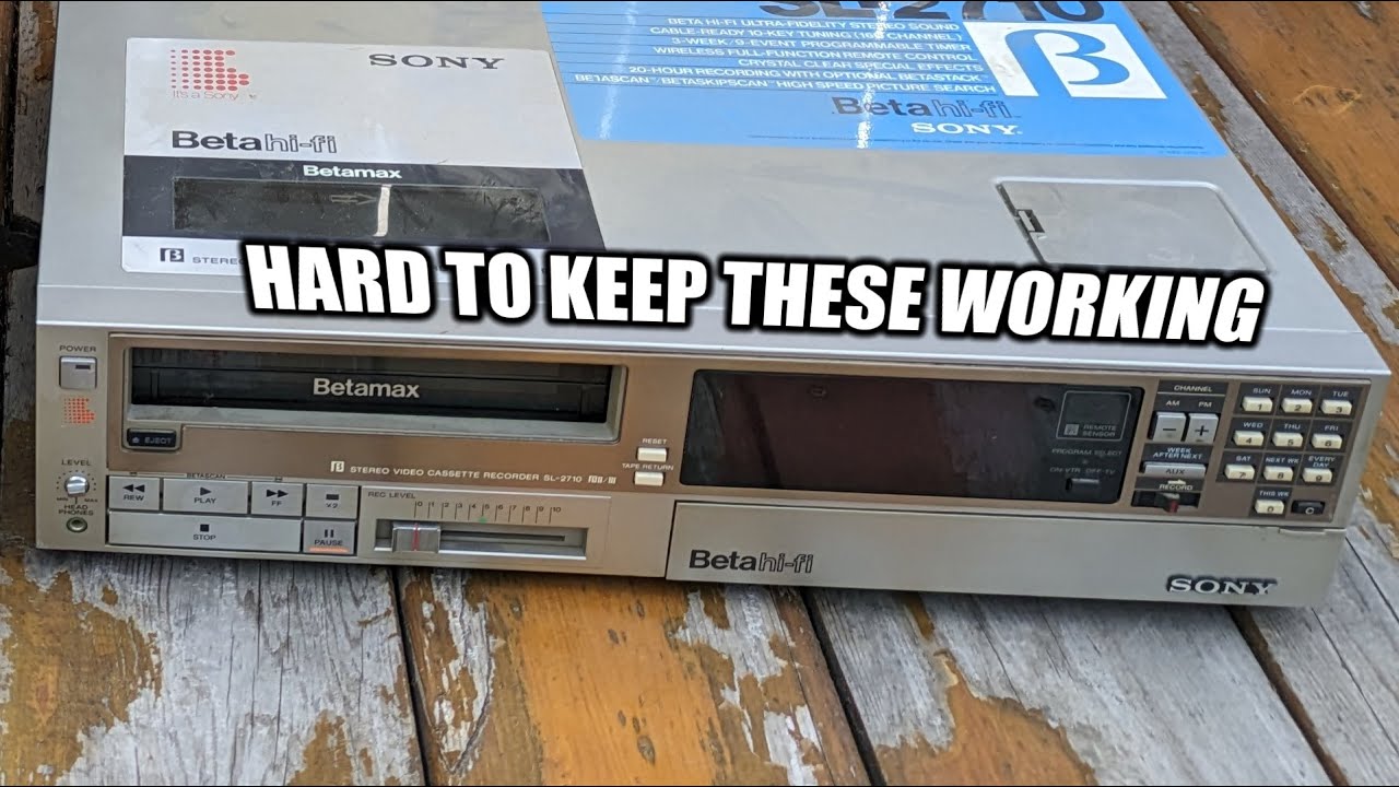 Playing with another SL-2710 Betamax VCR