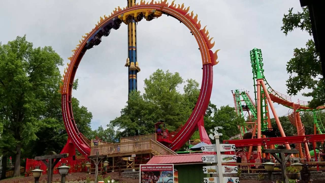 All New Fireball Ride at Six Flags St. Louis 2016