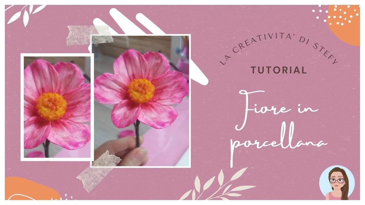 TUTORIAL: Fiore in porcellana fredda