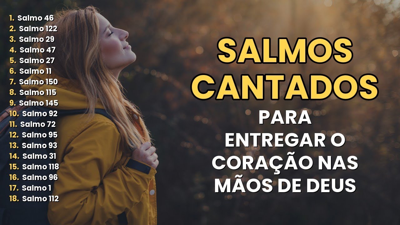 1 Hora de Louvores com Salmos | Para ENCHER Seu Dia com a Presença de Deus