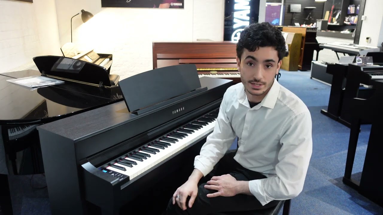 Б/у цифровое пианино Yamaha CLP745 Clavinova | Черное | Rimmers Music 'The Piano People'