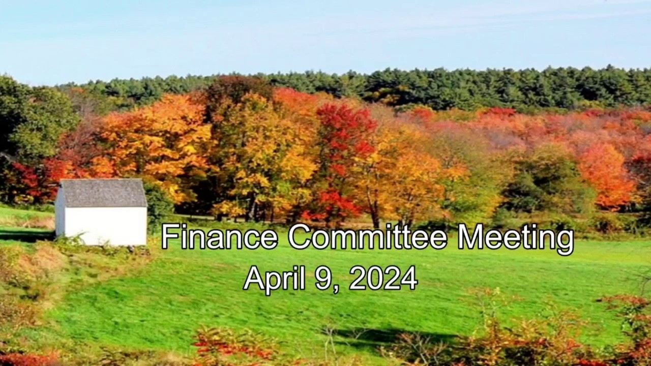 Finance Committee - April 9, 2024