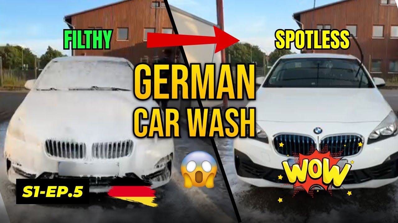 You Won’t Believe How They Wash Cars in Germany! 🚿🇩🇪