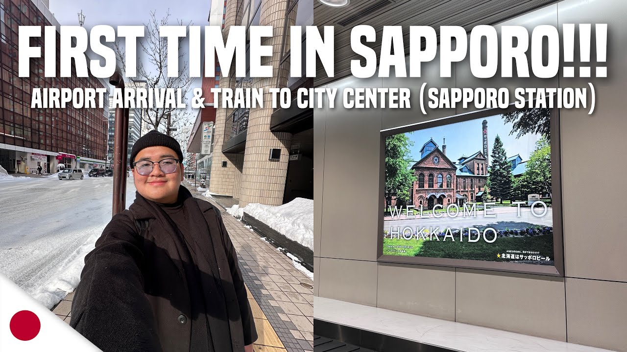 SAPPORO VLOG &bull; Airport Arrival & Train to City Center (Sapporo Station) | Ivan de Guzman