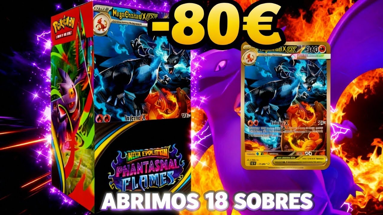 Abrimos 18 Sobres de Fuegos Fantasmales BUSCANDO A CHARIZARD🔥😱