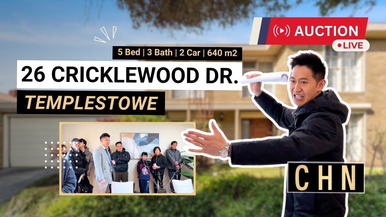 Live Auction @ 26 Cricklewood Drive, Templestowe