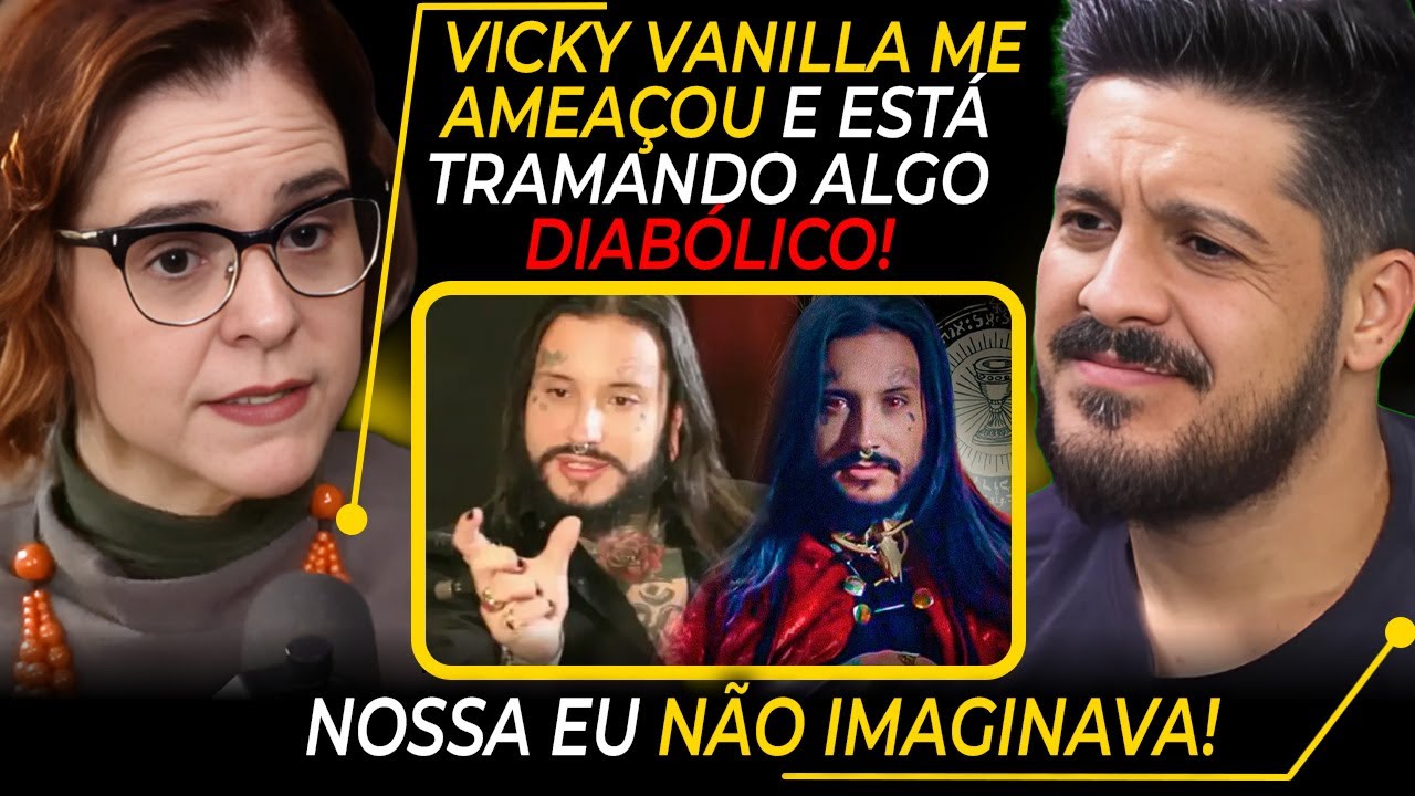 AMEA&Ccedil;ADA PELO VICKY VANILLA! ELE EST&Aacute; TRAMANDO... Com CARLA ALBUQUERQUE