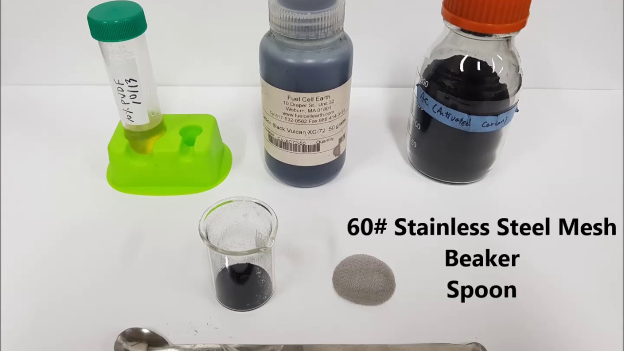 How to make a PVDF-AC Cathode for MFC